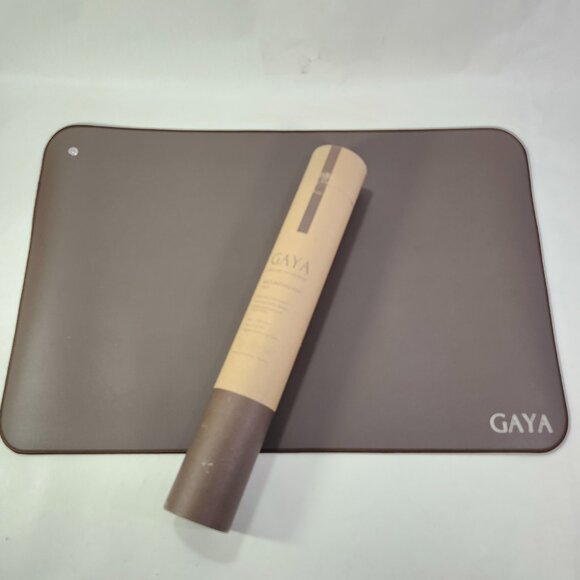 Gaya Solid Grounding Mat Stress Relief No Ground Cord 24''x16'' Foot Pad Brown - Picture 1 of 11